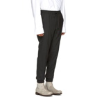 Juun.J Black Wool Drawstring Trousers