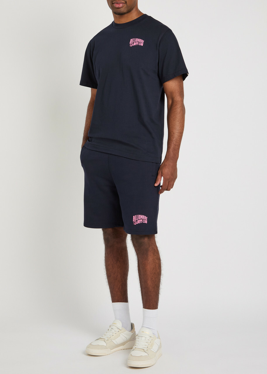 Billionaire Boys Club Small Arch Logo-print Cotton Shorts Navy