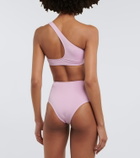 Off-White - Logo one-shoulder bikini