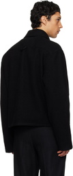 Rier Black Fleece Polo