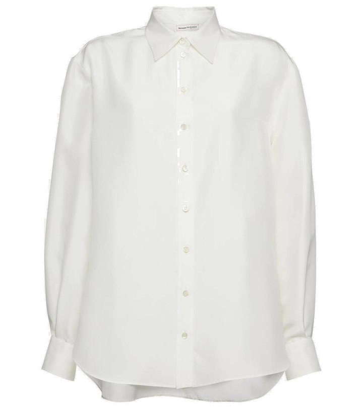 Photo: Alexander McQueen Oversized cotton shirt