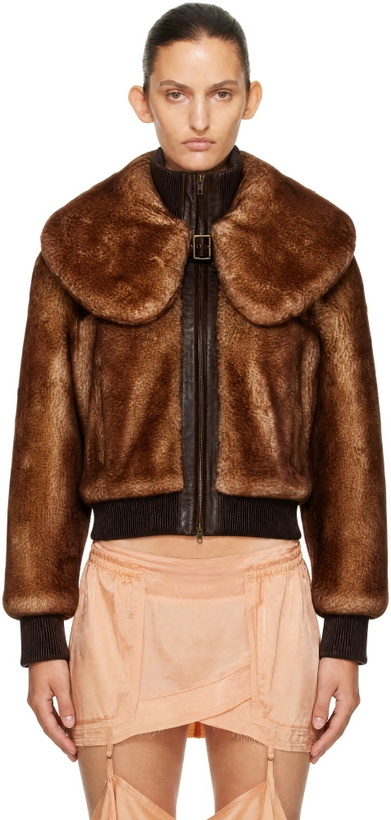 Photo: KNWLS Tan Eliza Shearling Jacket