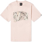 Billionaire Boys Club Men's Camo Arch Logo T-Shirt in Pink