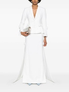 Huishan Zhang White Sabina Floor-Length Skirt