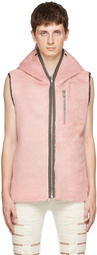 Rick Owens Pink Zip Vest