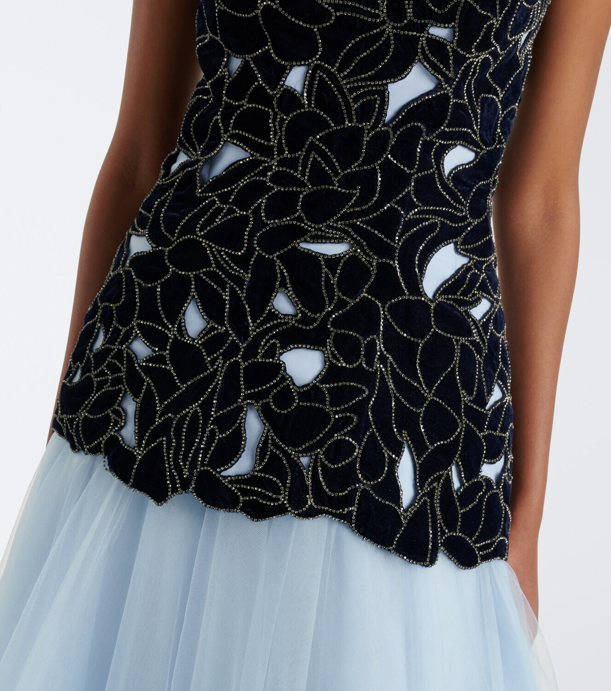 Costarellos Alessi embellished tulle gown