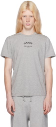 GANNI Gray Relaxed T-Shirt