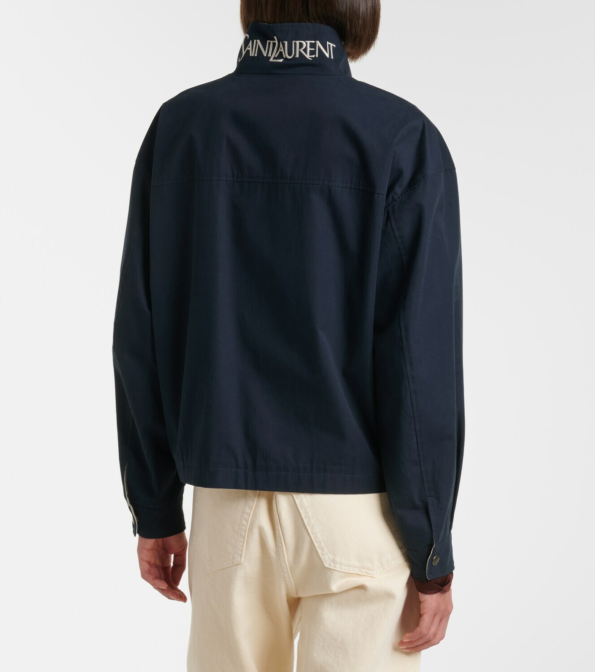 Saint Laurent Reversible cotton blouson jacket