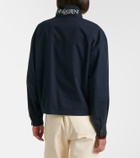 Saint Laurent Reversible cotton blouson jacket