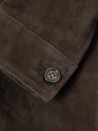 Kingsman - Suede Overshirt - Brown