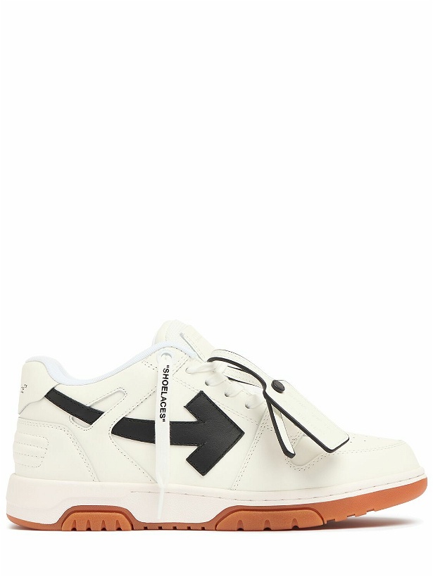Photo: OFF-WHITE 30mm Out Of Office Leather Sneakers
