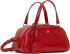 Courrèges Red Friday Bowling Leather Bag