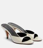 JUDE Haze croc-effect patent leather mules
