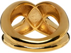 S_S.IL Gold Twist Bold Ring
