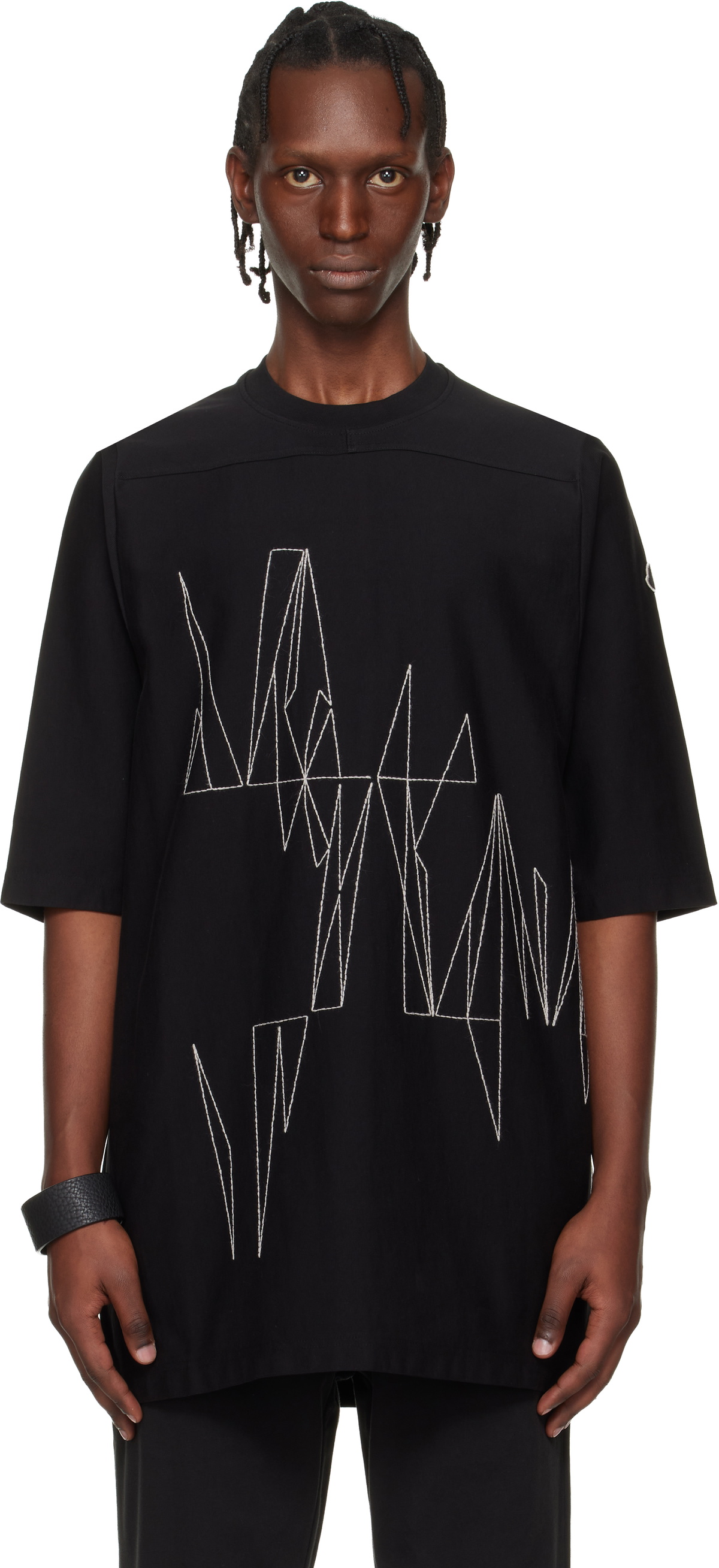 Rick Owens Black Champion Edition Tommy T-Shirt Rick Owens