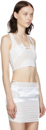 ORIENS SSENSE Exclusive White Illusion Tank Top