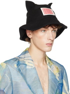 Charles Jeffrey Loverboy SSENSE Black Exclusive Bowler Hat