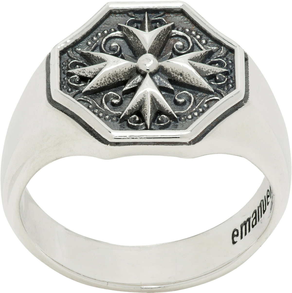 Emanuele Bicocchi Crest Signet Ring