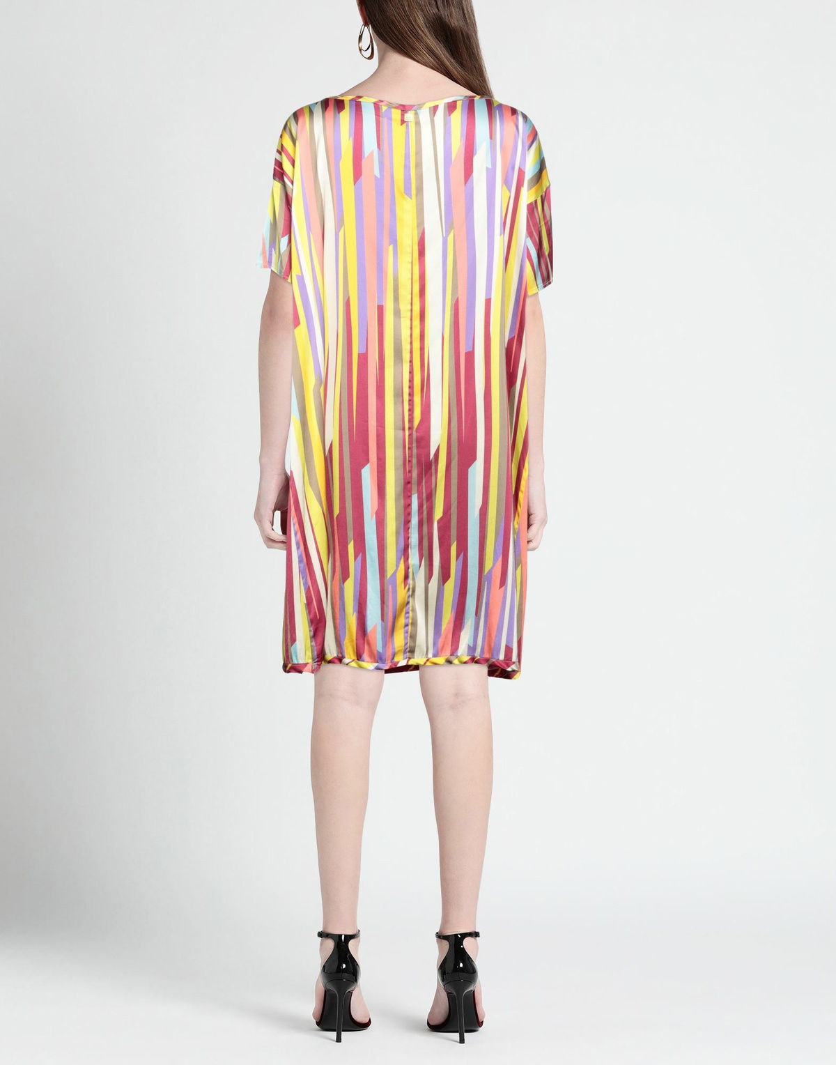 Manila Grace Womens Mini dress in Yellow