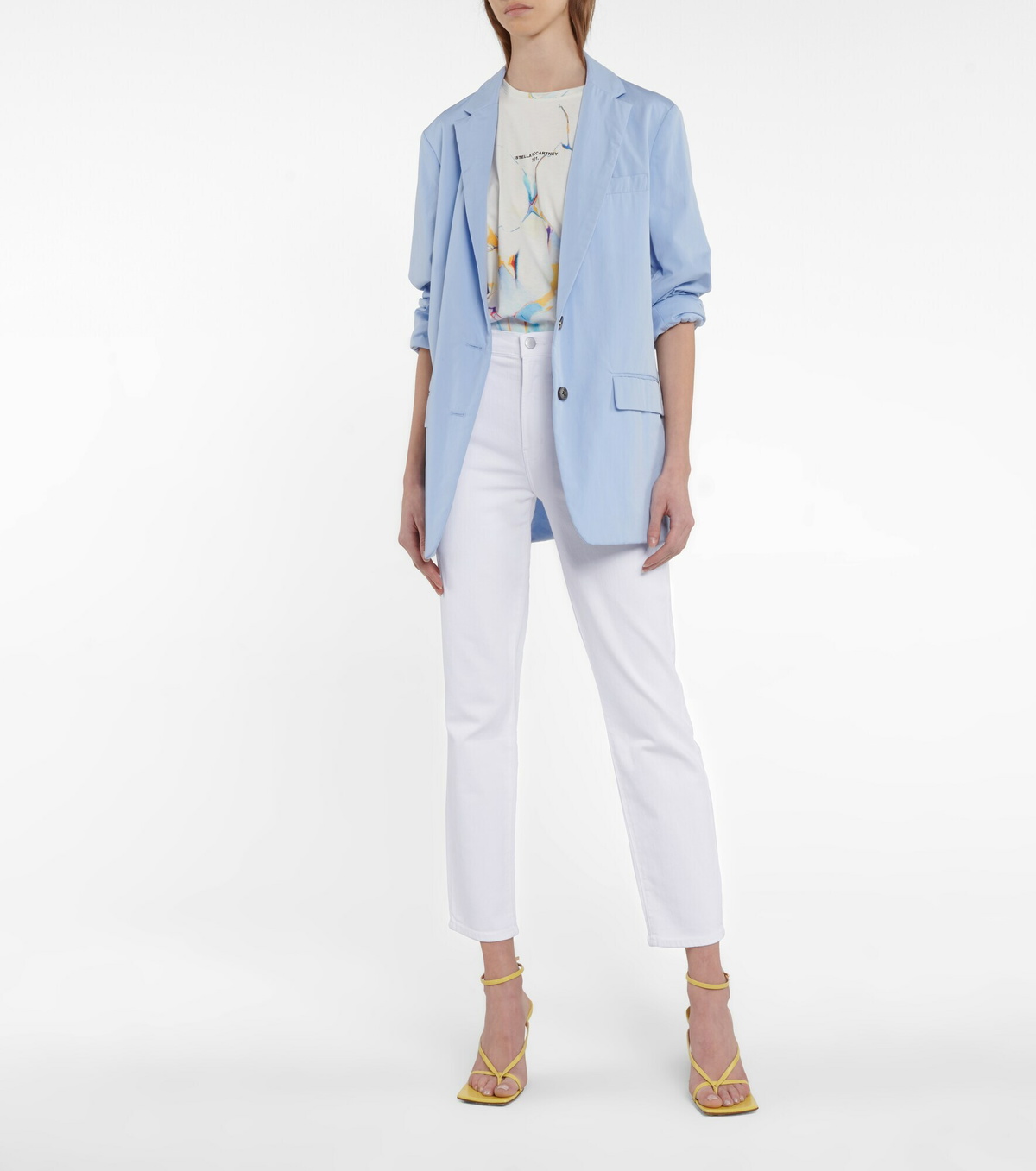 J Brand - Alma high-rise straight jeans