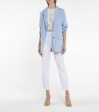 J Brand - Alma high-rise straight jeans