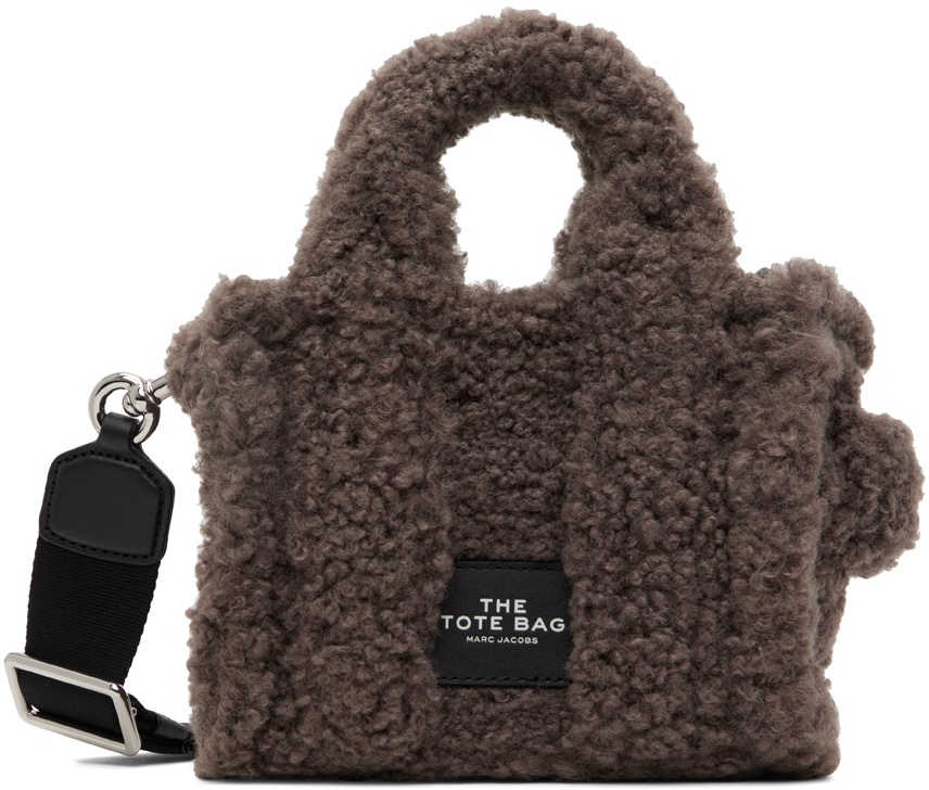 Marc Jacobs Gray Micro 'The Teddy' Tote Marc Jacobs