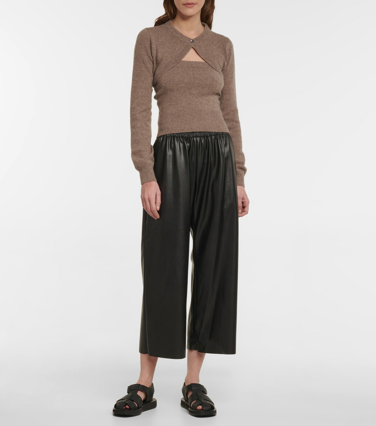Deveaux New York - Faux leather pants