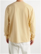 John Elliott - University Cotton-Jersey T-Shirt - Yellow