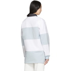 JW Anderson Blue and White Polo Ruby Shirt Dress