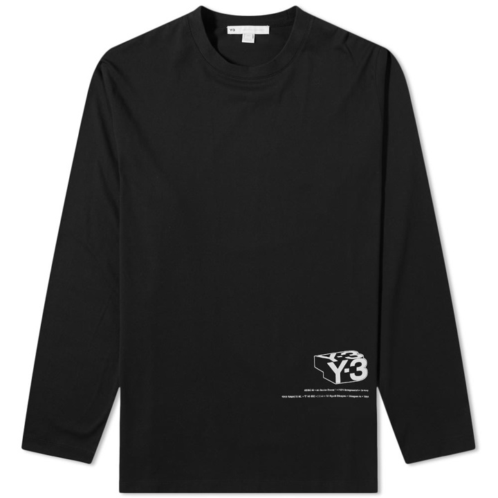 Photo: Y-3 Long Sleeve Zine Page-2 Graphic Tee