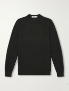 Inis Meáin - Merino Wool and Cashmere-Blend Sweater - Green