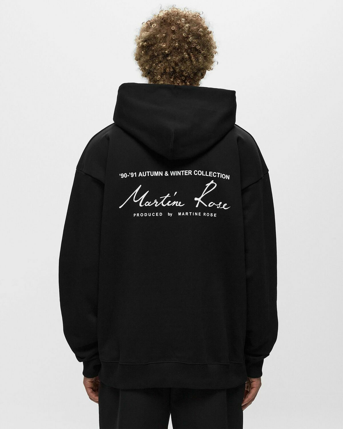 Martine Rose Classic Hoodie Black - Mens - Hoodies Martine Rose