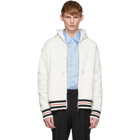 Thom Browne Off-White Chunky Rib Hoodie