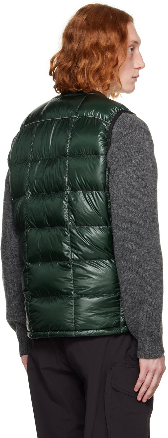 and wander Green Diamond Stitch Down Vest