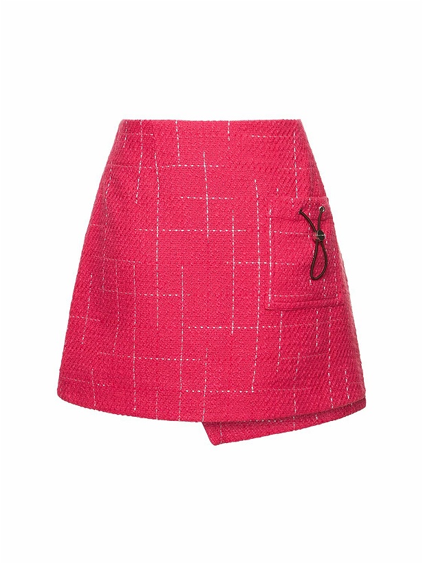 Photo: SAKS POTTS - Clara Wool Bouclé Mini Skirt