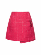 SAKS POTTS - Clara Wool Bouclé Mini Skirt