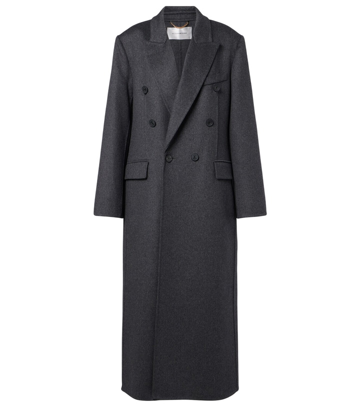 Photo: Victoria Beckham Double-breasted wool-blend coat
