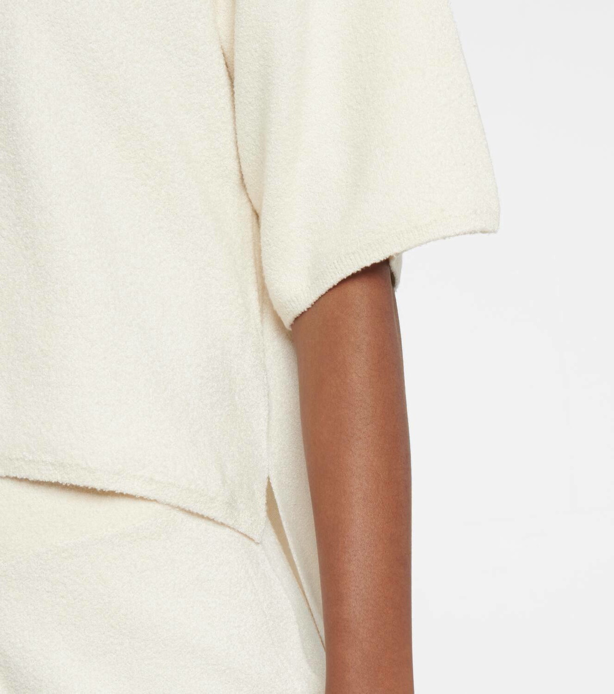 Joseph Silk-blend toweling polo shirt