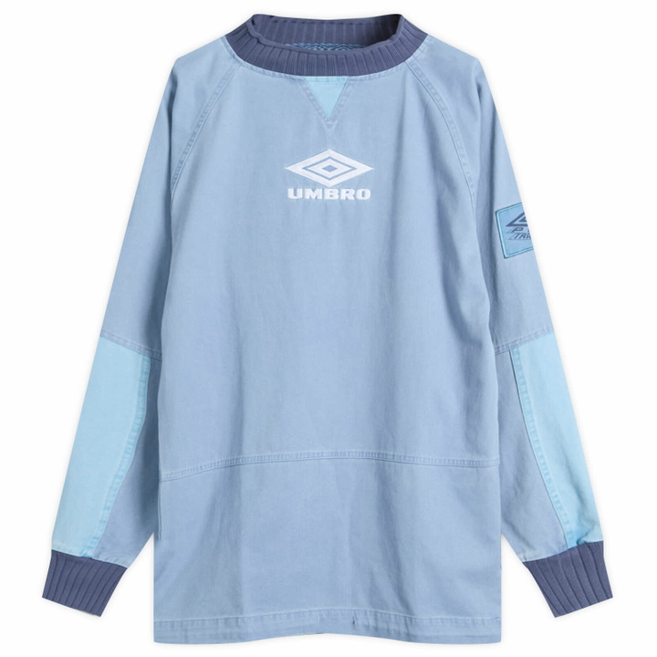 Photo: Umbro Iconic Drill Top in Infinity/Dusk Blue/Blue Indigo