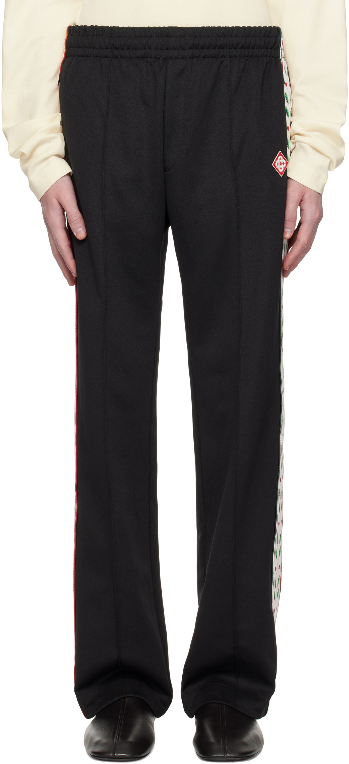 Casablanca Black Laurel Track Pants Casablanca