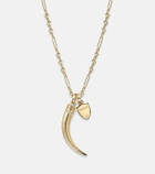 FoundRae Protection & La Loba Claw 18kt gold pendant necklace