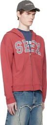 Carne Bollente Red 'Zipcode: Desire' Hoodie