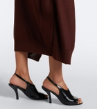 Lemaire Deconstructed wool-blend midi dress