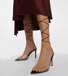 Gianvito Rossi - Skye 85 PVC and leather sandals