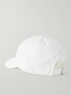 CELINE - Logo-Appliquéd Cotton-Gabardine Baseball Cap - White