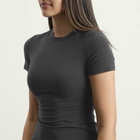 SKIMS Women's Cotton Jersey T-Shirt in Soot