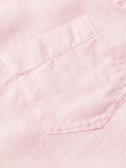 120% - Camp-Collar Linen Shirt - Pink