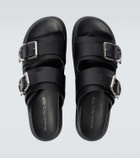 Alexander McQueen Faux-leather sandals