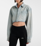 Balenciaga Cropped denim shirt