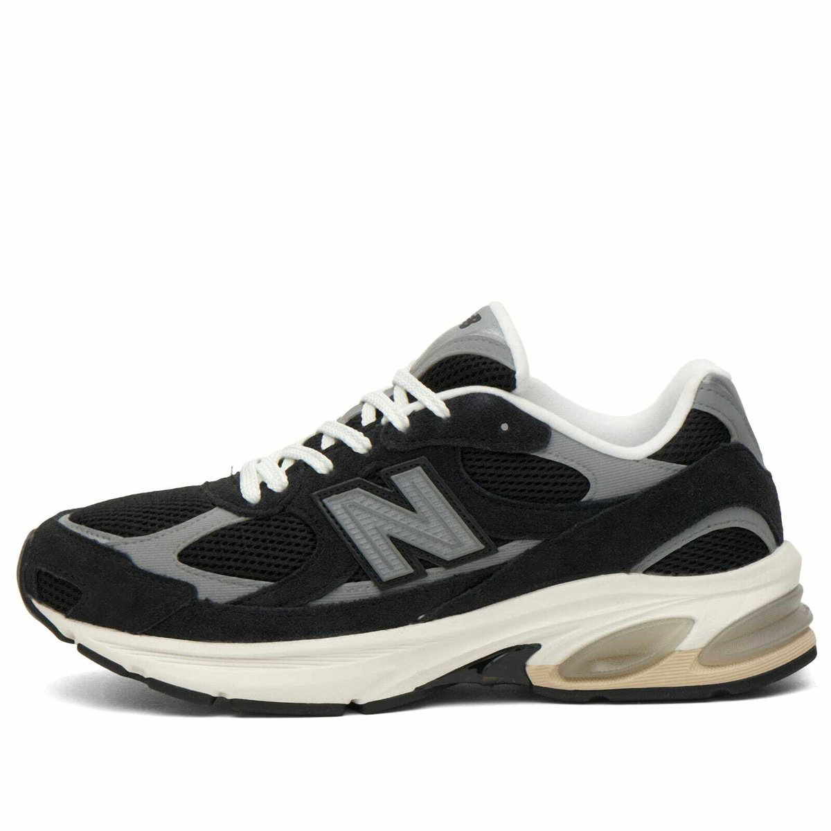 New Balance Abzorb 2010 Sneaker in Black/Shadow Grey/Sea Salt